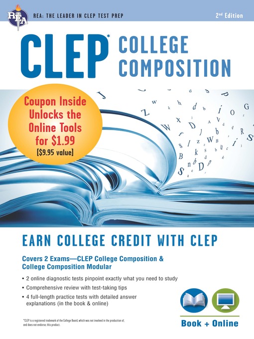 Title details for CLEP College Composition Book + Online by Rachelle Smith - Wait list